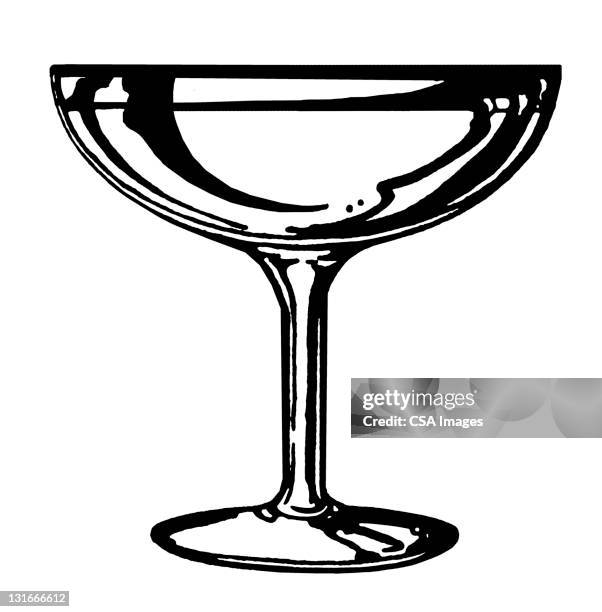 champagne glass - cocktail bar stock illustrations