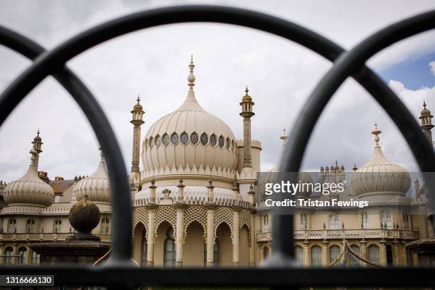 General view of Brighton Royal Pavilion on May 06, 2021 in Brighton, England. Brighton & Hove Pride announced on May 5th the cancellation of the...
