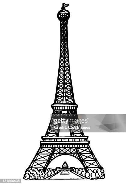 Formular arrastrar Presta atención a 1.344 Ilustraciones de Torre Eiffel - Getty Images