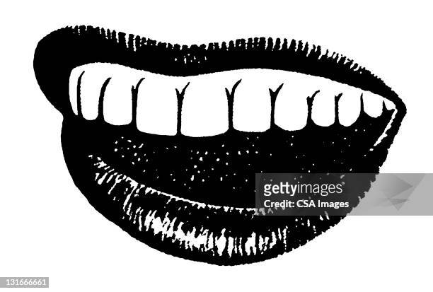 mouth - human teeth stock illustrations