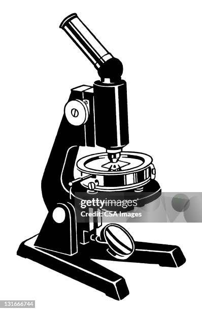 ilustrações de stock, clip art, desenhos animados e ícones de microscope - microscópio