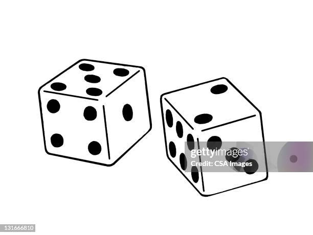 ilustraciones, imágenes clip art, dibujos animados e iconos de stock de pair of dice - par