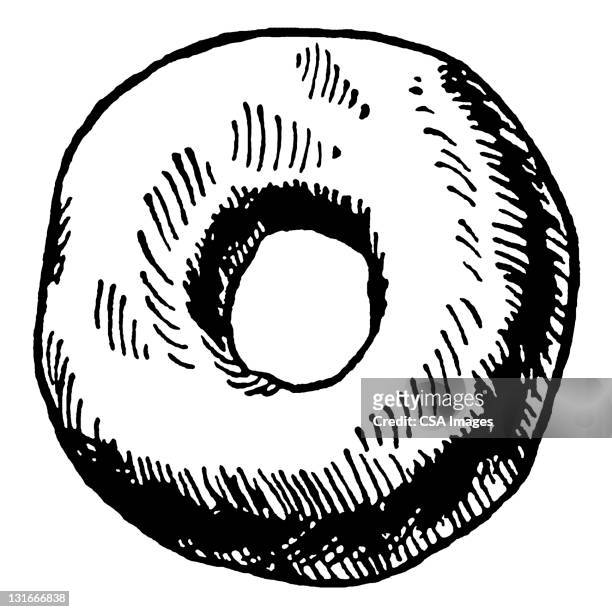 illustrations, cliparts, dessins animés et icônes de doughnut - bagel
