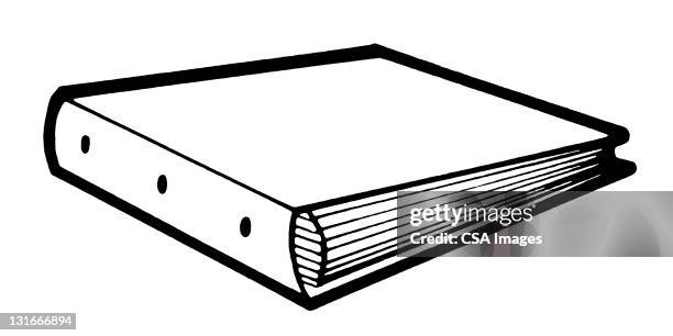 stockillustraties, clipart, cartoons en iconen met three ring binder - ring binder