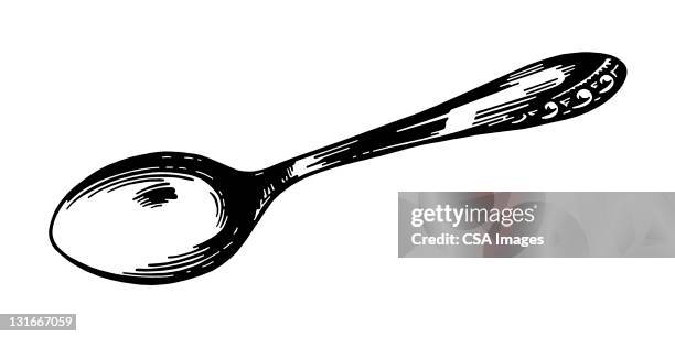 spoon - löffel stock-grafiken, -clipart, -cartoons und -symbole