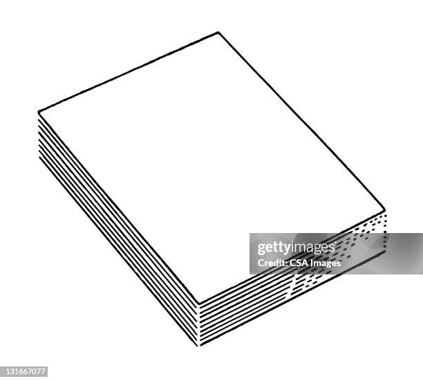 stack of papers - office space no people stock illustrations