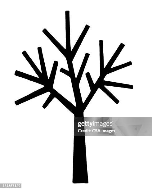 bare tree - family tree stock illustrations