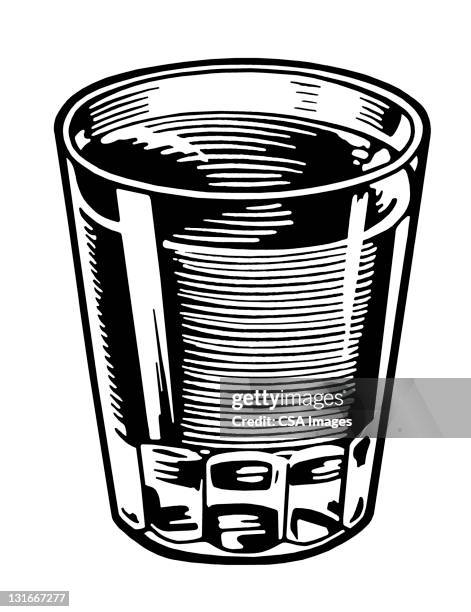 glass full of liquid - cocktail bar stock illustrations