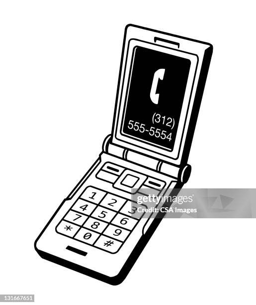 cell phone - keypad stock illustrations