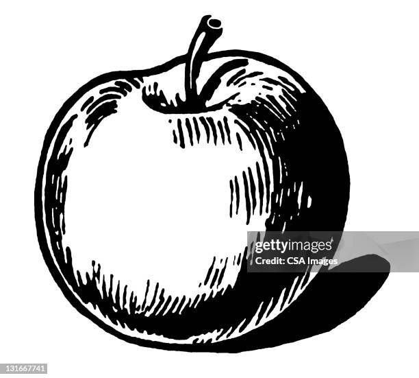 apple - apfel stock-grafiken, -clipart, -cartoons und -symbole