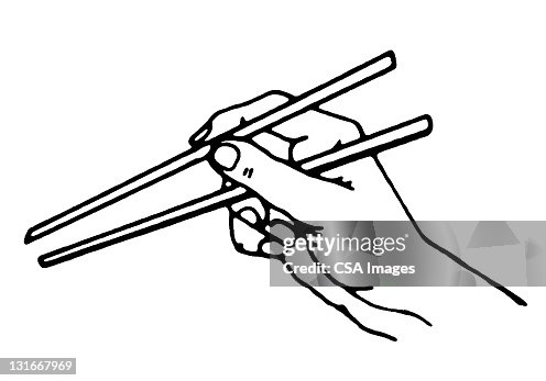Hand Using Chopsticks Hand Using Chopsticks