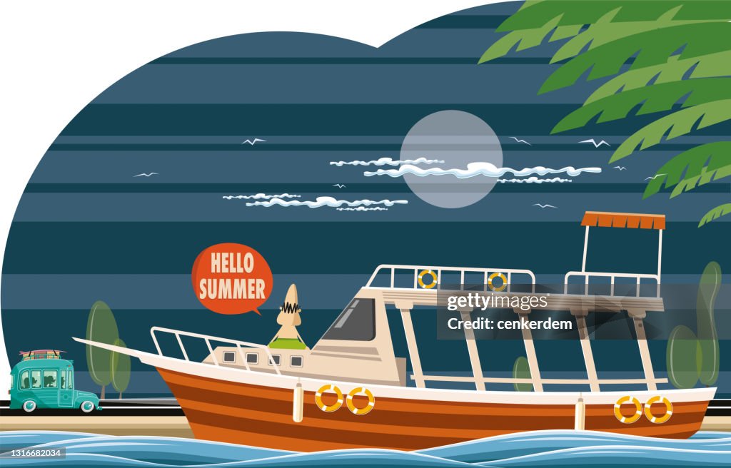 Tour boat
