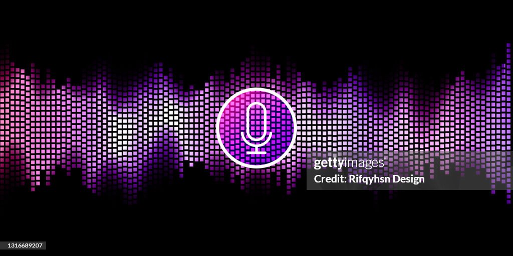 High Note Sound Waves Abstract Colourful Rhythmic Sound Wave High-Res Vector Graphic - Getty ...
