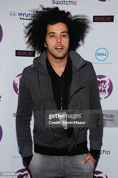 Abdelfattah Grini attends the MTV Europe Music Awards 2011 at the Odyssey Arena on November 6, 2011 in Belfast, Northern Ireland.