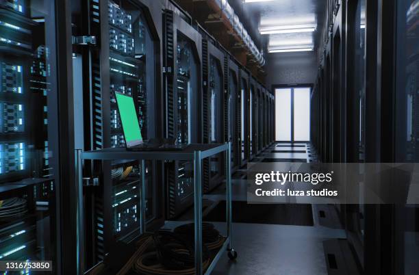 Server Computer With Display 428 Server Room Monitor Stock Photos, High-Res Pictures, and Images ...