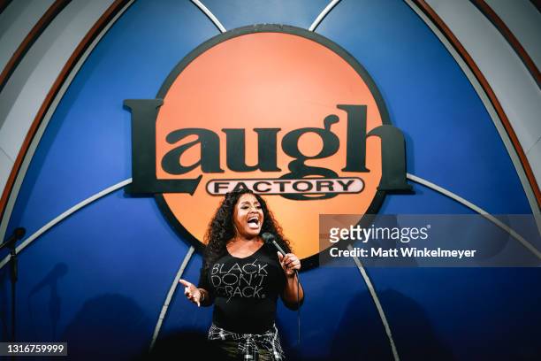 Sherri Shepherd performs onstage during The Laugh Factory Hosts Grand Reopening Night at The Laugh Factory on May 06, 2021 in West Hollywood,...