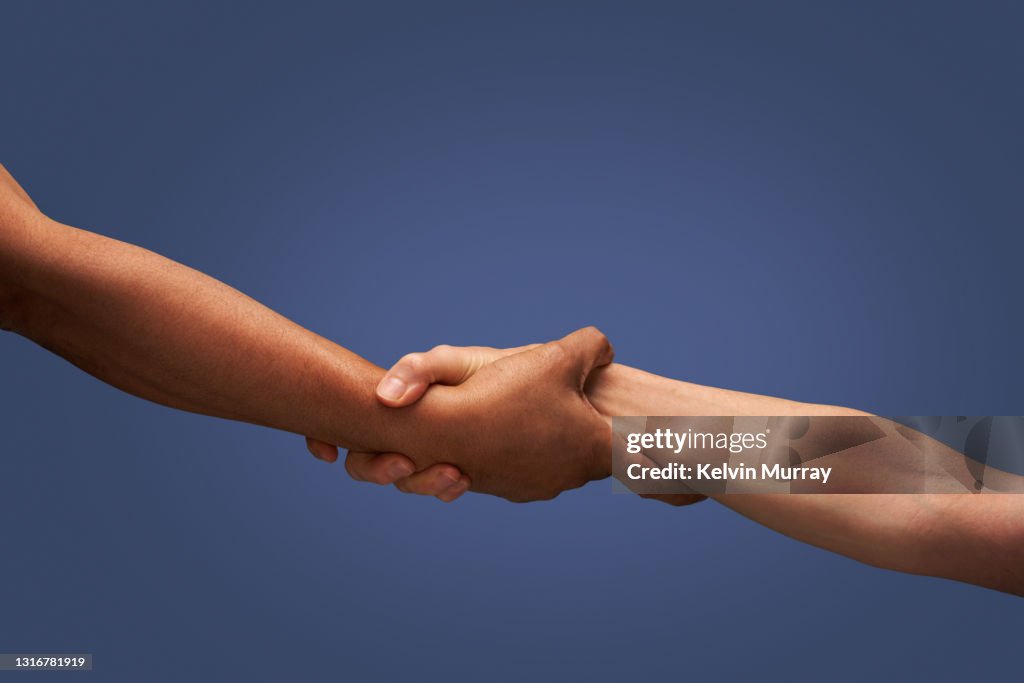 Close up of holding hands