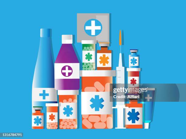 medications - fda stock illustrations