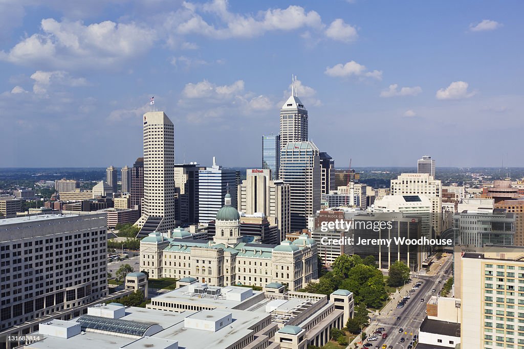 Indianapolis City Skyline