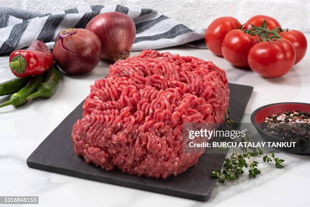 ground meat - chopped food stock pictures, royalty-free photos & images
