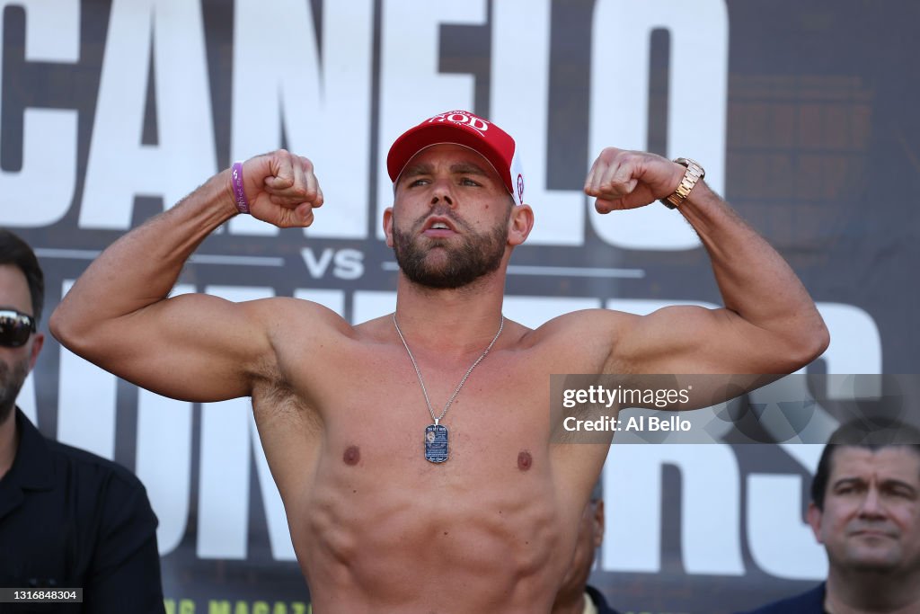 Canelo Alvarez v Billy Joe Saunders - Weigh In
