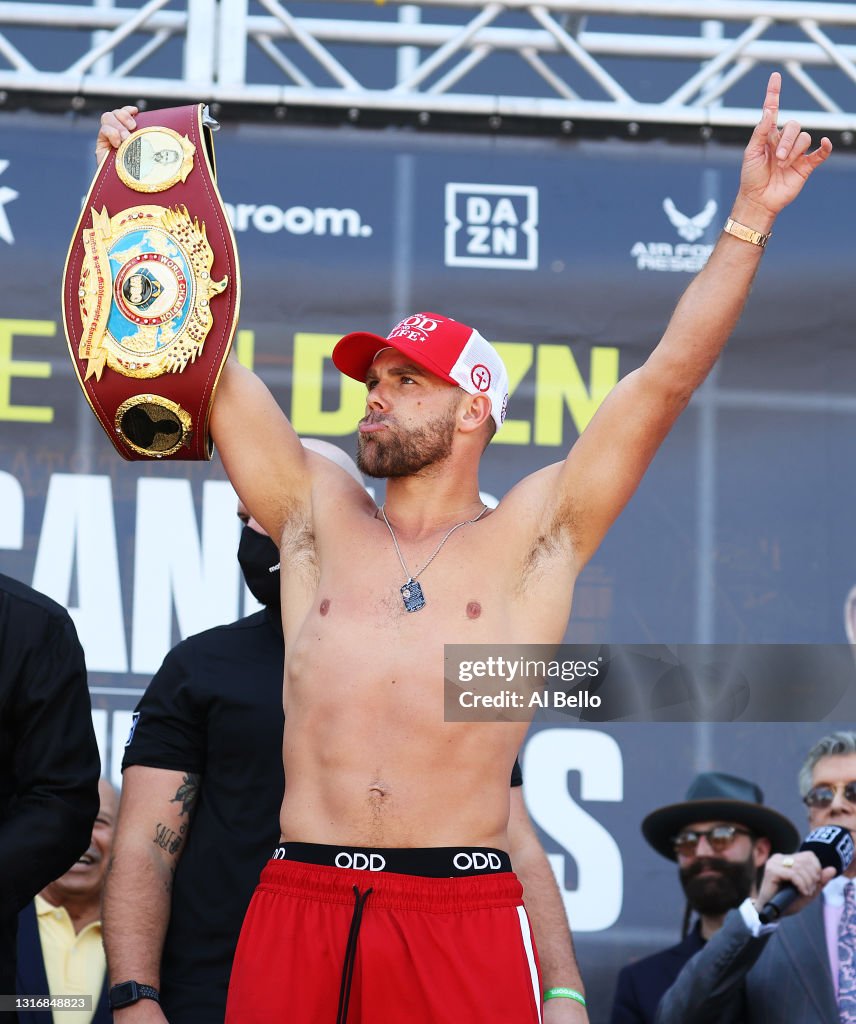 Canelo Alvarez v Billy Joe Saunders - Weigh In