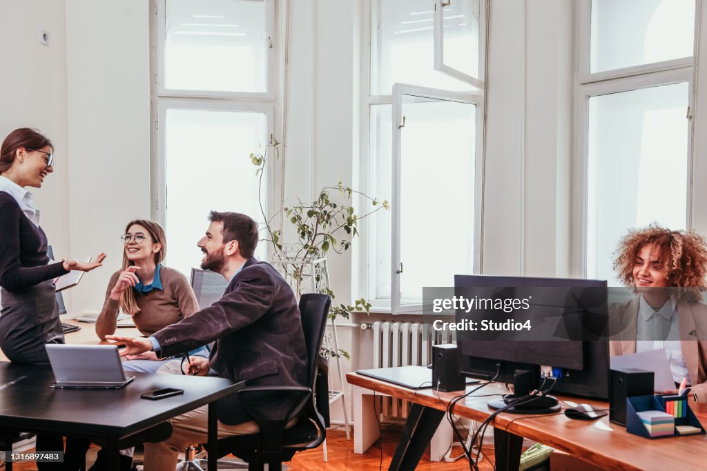 Only One In Office One Day In Office High-Res Stock Photo - Getty Images