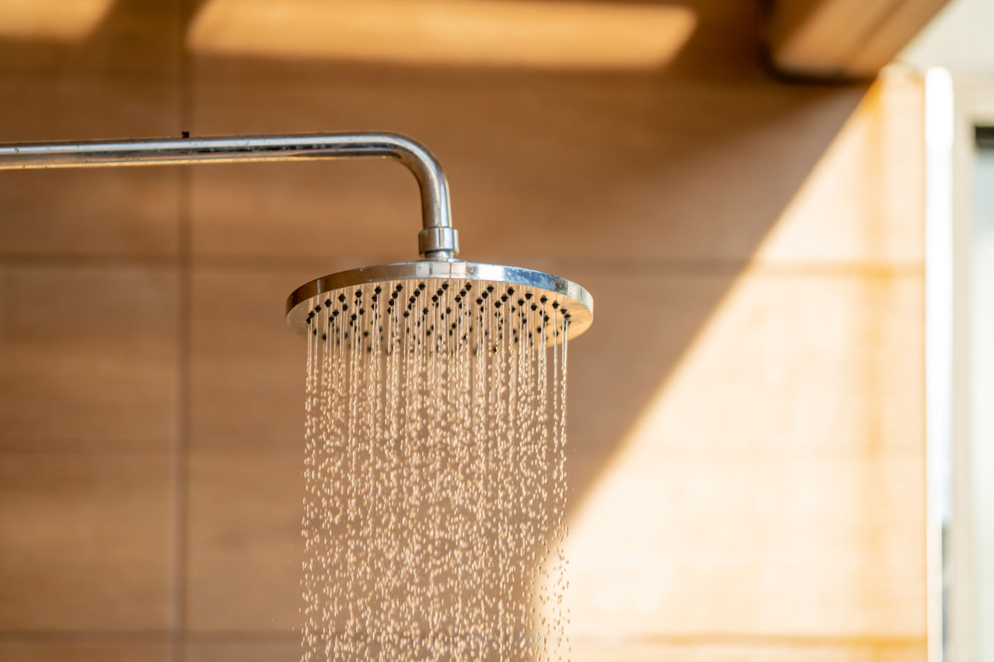 hot shower
