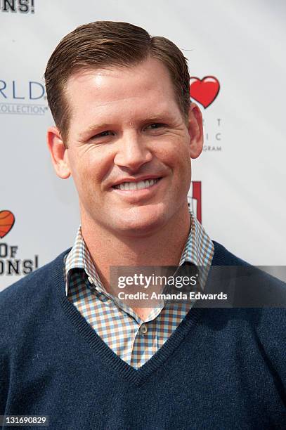 Former NFL player Cade McNown arrives at the Yahoo! Sports Presents A Day Of Champions event at the Sports Museum of Los Angeles on November 6, 2011...