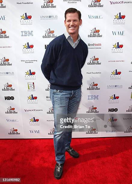Cade McNown attends Yahoo! Sports presents "A Day of Champions" at Sports Museum of Los Angeles on November 6, 2011 in Los Angeles, California.