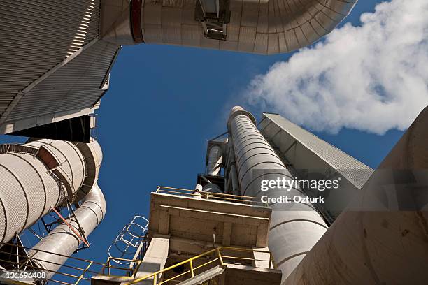 cement factory - cement production stock pictures, royalty-free photos & images