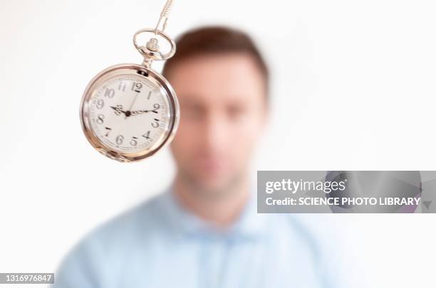 hypnotherapy, conceptual image - hypnose stockfoto's en -beelden