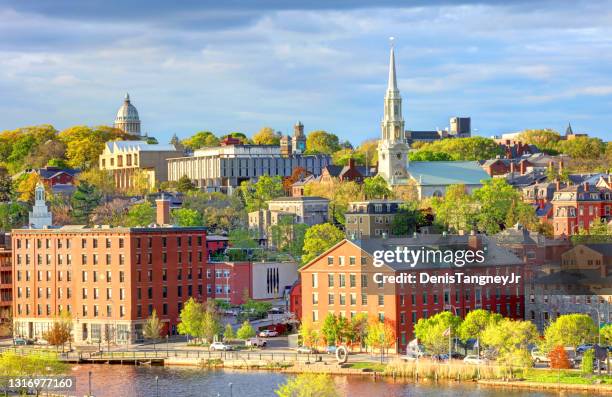 springtime in providence, rhode island - rhode island imagens e fotografias de stock