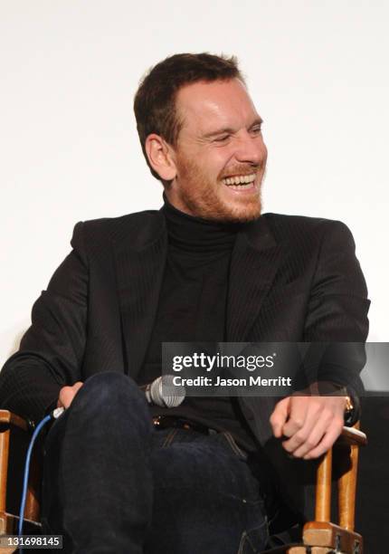 Actor Michael Fassbender attends the AFI FEST 2011 Presented By Audi secret screening of "Haywire" held at Grauman's Chinese Theatre on November 6,...