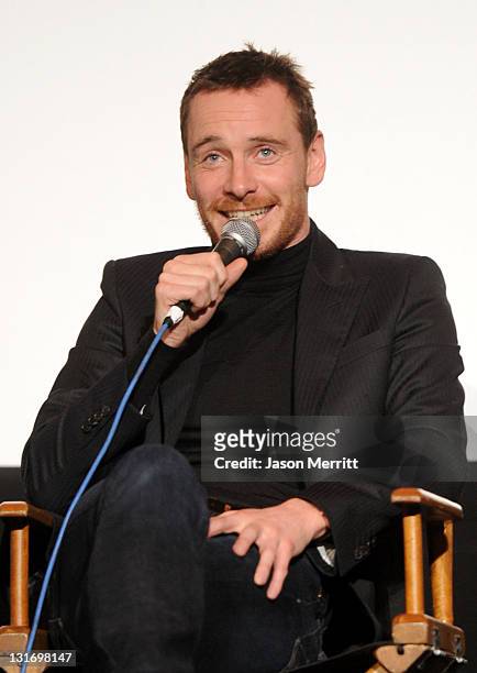 Actor Michael Fassbender attends the AFI FEST 2011 Presented By Audi secret screening of "Haywire" held at Grauman's Chinese Theatre on November 6,...