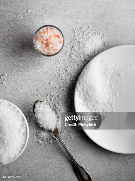 salt, spicy salt - sodium stock pictures, royalty-free photos & images