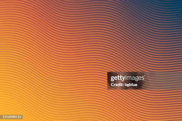 trendy geometric design - orange abstract background - black and blue abstract lines background stock illustrations