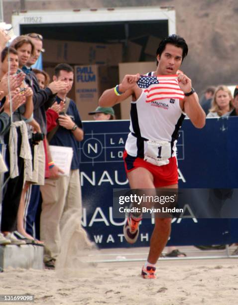 Jose Salano during 16th Annual Nautica Malibu Triathlon to Benefit the Elizabeth Glaser Pediatric AIDS Foundation at Zuma Beach in Malibu,...