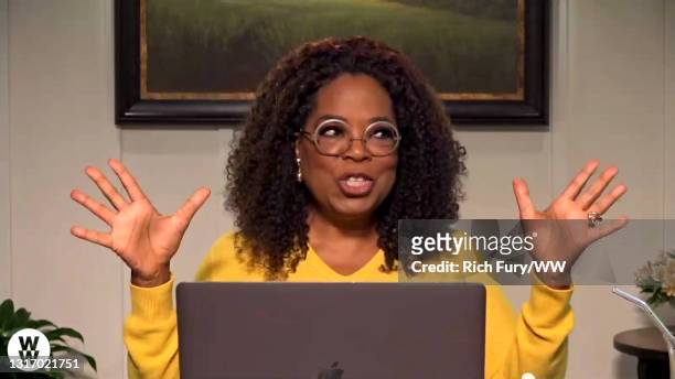 In this screengrab, Oprah Winfrey speaks during WW Presents "Oprah's Your Life In Focus: Spring Forward Stronger" on May 08, 2021.