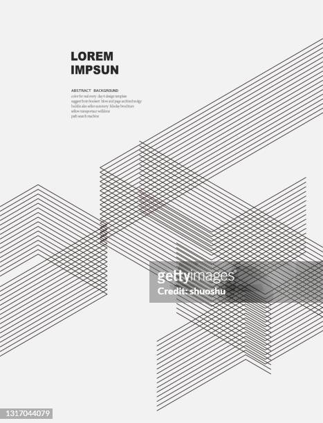 abstract arrange line pattern for covering - in a row stock illustrations