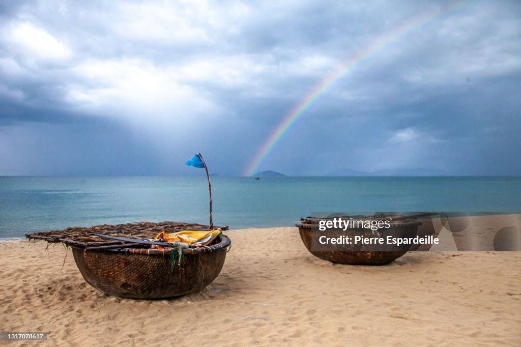 Fishing boats in Mui Ne
