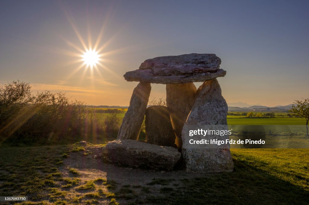 Sorginetxe dolmen, Basque Country, Spain.
