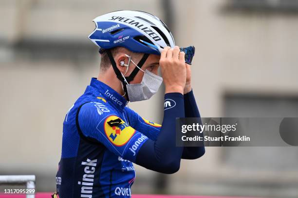 James Knox of United Kingdom and Team Deceuninck - Quick-Step at start during the 104th Giro d'Italia 2021, Stage 2 a 179km stage from Stupinigi to...