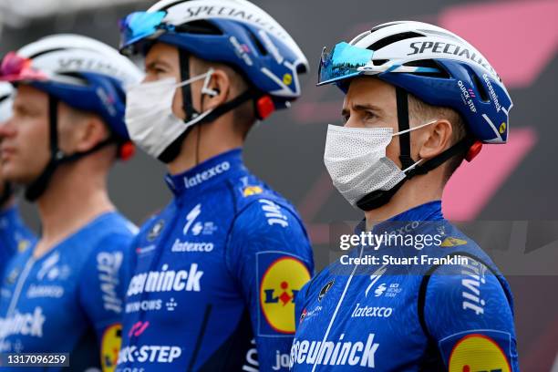 James Knox of United Kingdom and Team Deceuninck - Quick-Step at start during the 104th Giro d'Italia 2021, Stage 2 a 179km stage from Stupinigi to...