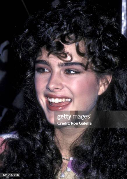 Actress Brooke Shields attends the Press Party to Announce Brooke Shields at the Newest Spokesperson for Wella Corporation on May 6, 1981 at Regine's...