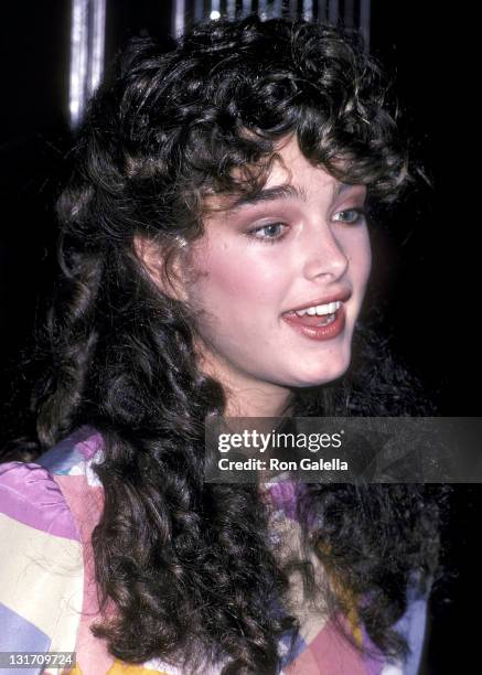 Actress Brooke Shields attends the Press Party to Announce Brooke Shields at the Newest Spokesperson for Wella Corporation on May 6, 1981 at Regine's...