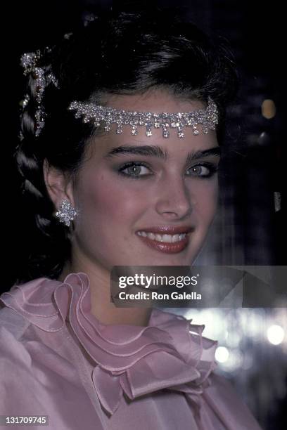 Actress Brooke Shields attends the Press Party to Announce Brooke Shields at the Newest Spokesperson for Wella Corporation on May 6, 1981 at Regine's...