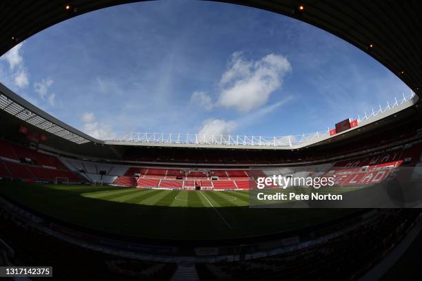 General view of the Stadium of Light prior to the Sky Bet League One match between Sunderland and Northampton Town at Stadium of Light on May 09,...