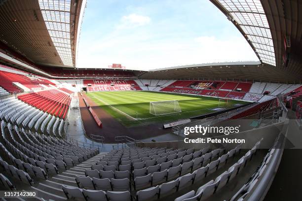 General view of the Stadium of Light prior to the Sky Bet League One match between Sunderland and Northampton Town at Stadium of Light on May 09,...