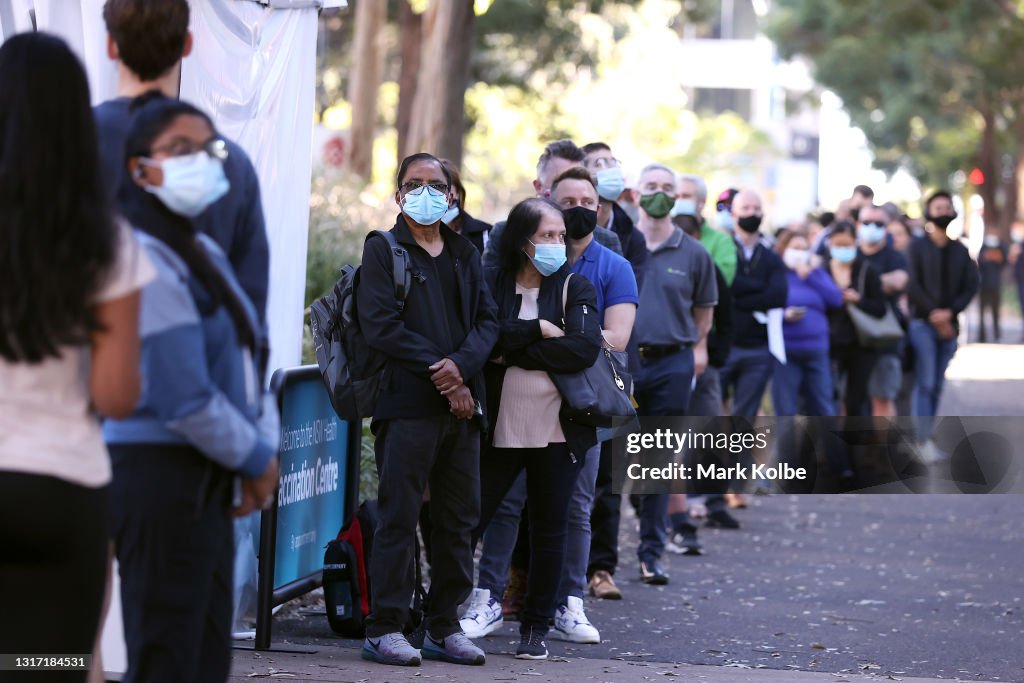 Mass COVID-19 Vaccination Centre Opens In Sydney